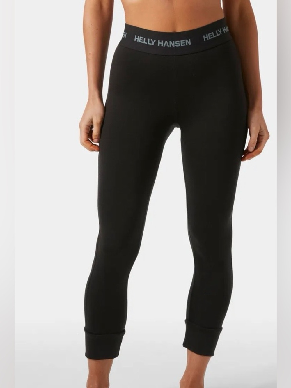 Helly Hansen women’s Lifa merino midweight 3/4 pant black size large NWT